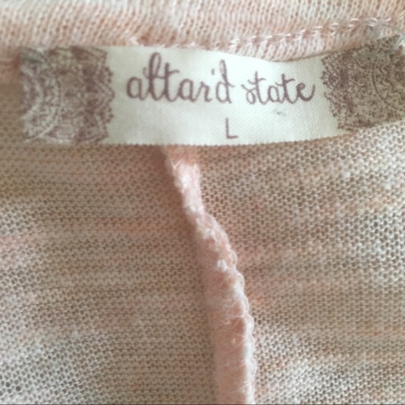 Pink Cold Shoulder Altar’D State Top! - Picture 4 of 5
